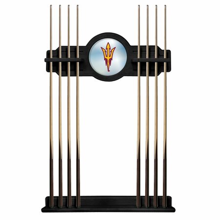 HOLLAND BAR STOOL CO Arizona State Cue Rack in Black Finish, Pitchfork CueBKArizSt-F